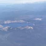 Crater Lake National Park Aerial View