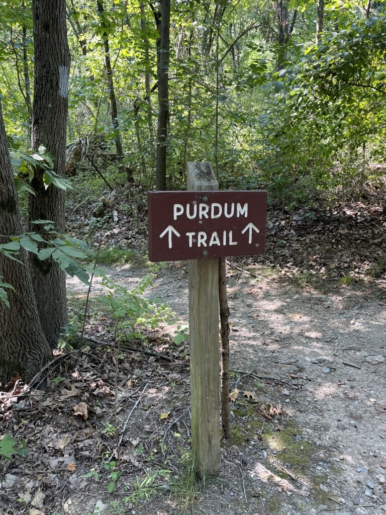 Putnam Trail Sign Little Bennet