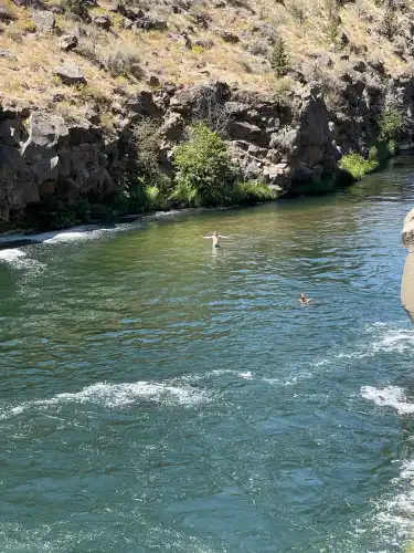 Deschutes river after steelhead falls scaled