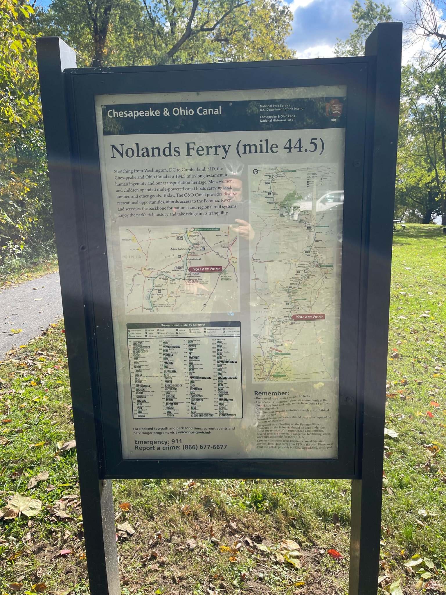 Nolands Ferry Co Canal