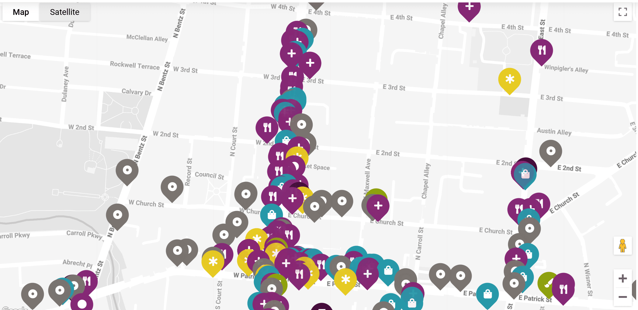 Downtown frederick map 2024