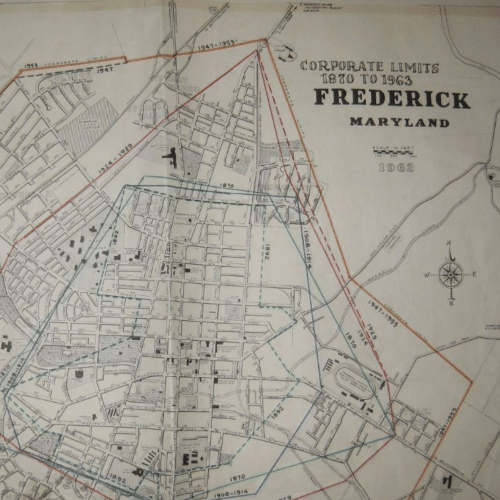 Frederick Historic Corporate Limits Map