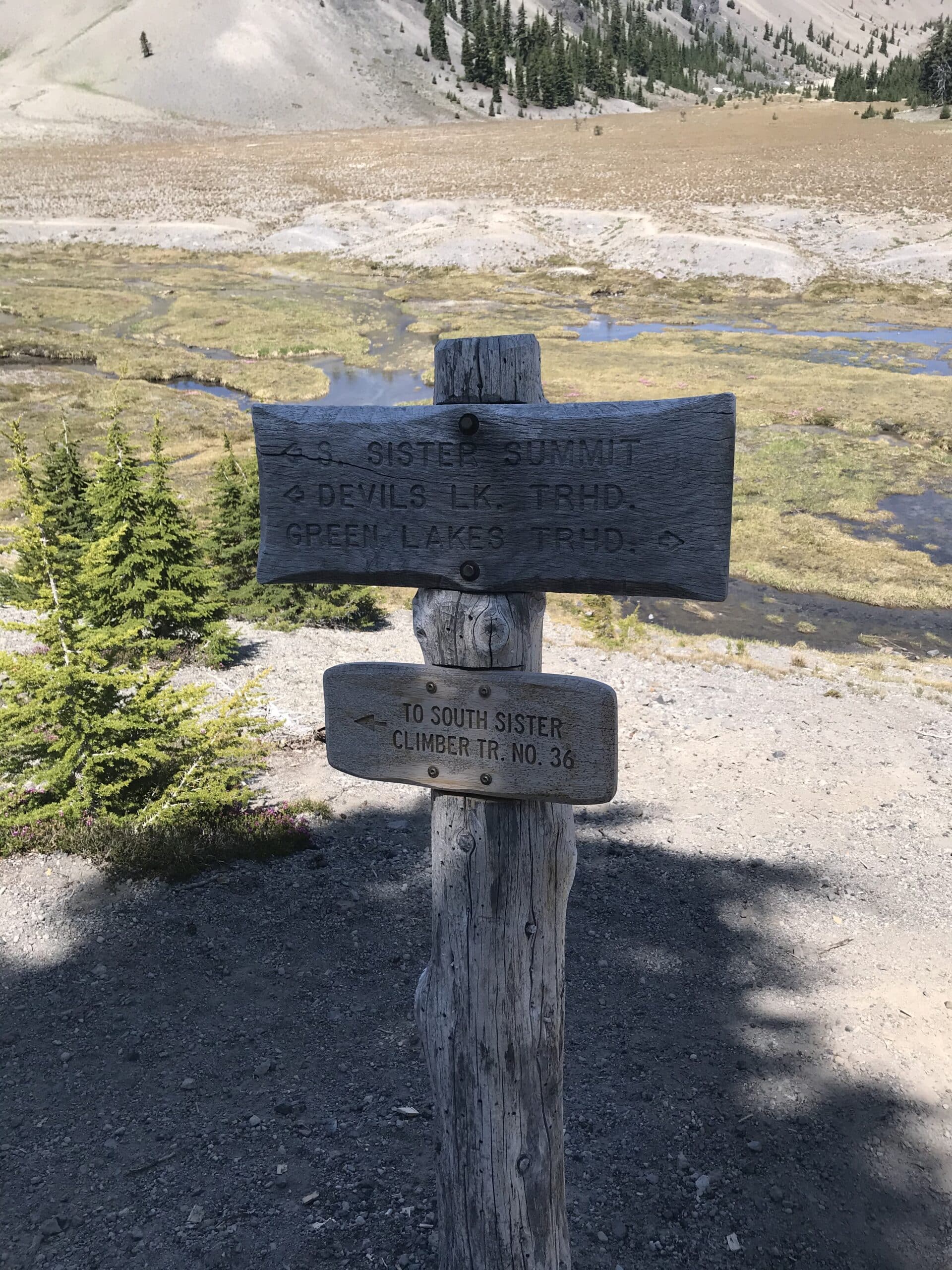 Green Lakes Trail Sign