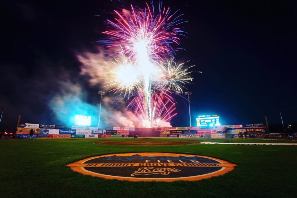 Fireworks Frederick Keys Game