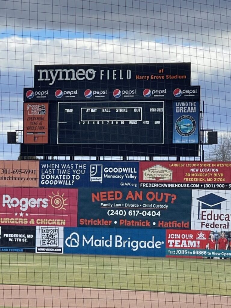 Nymeo Field Stadium Scoreboard