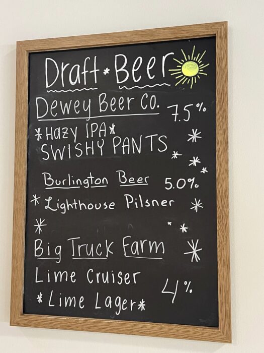 The garage frederick draft beer menu