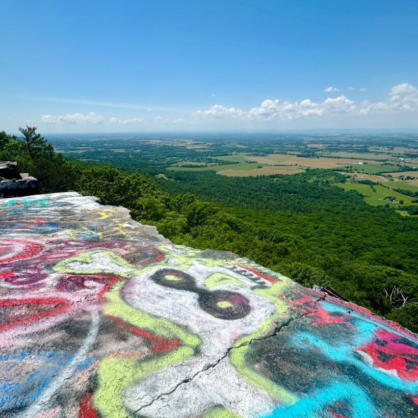 High rock overlook near frederick