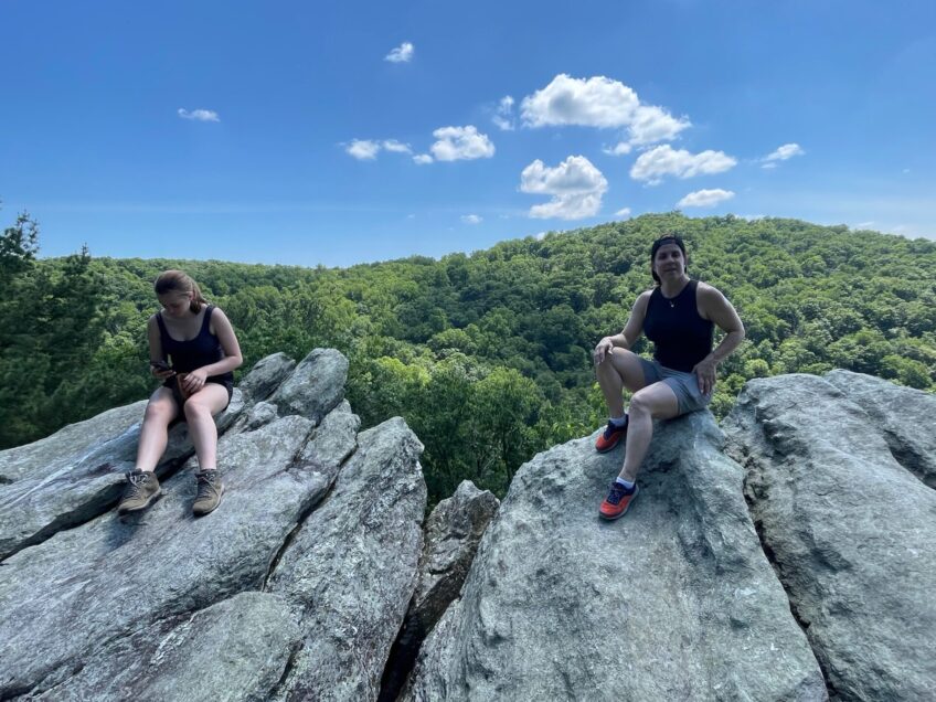 Raven rock overlook at maryland