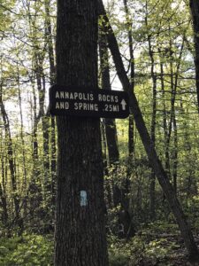 Annapolis Rock Trail Sign