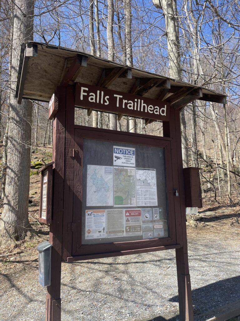 Cunningham Falls Trailhead Sign