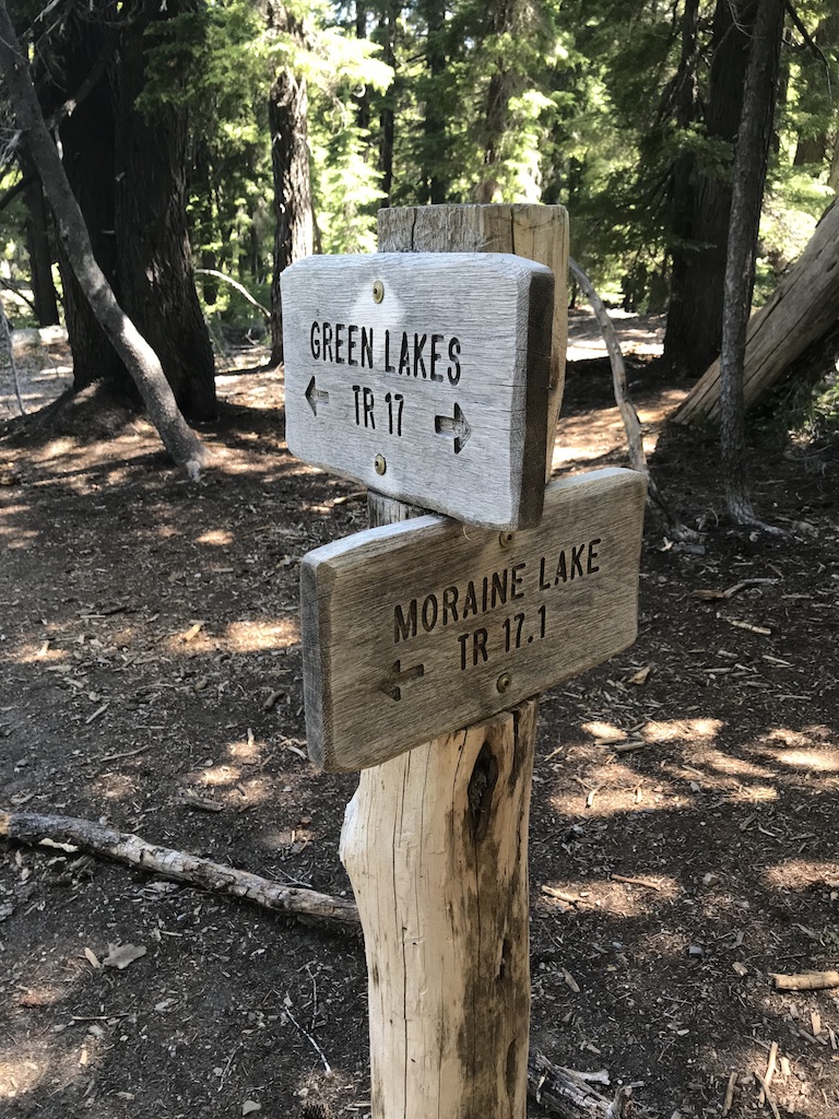 Green Lakes Morraine Lakes Junction