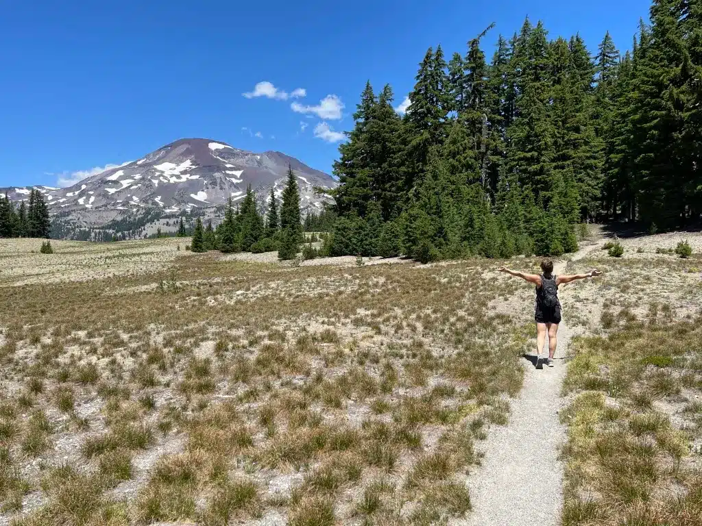 Nicole south sister hike