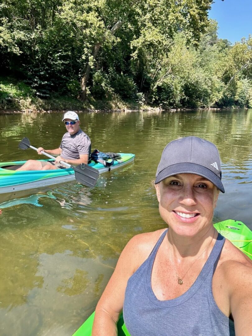 Kayaking the monocacy river