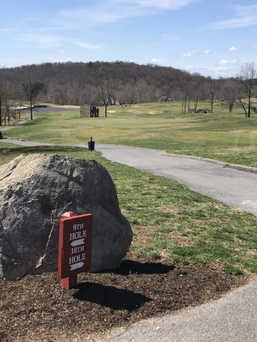 Whiskey Creek 18th Hole Sign