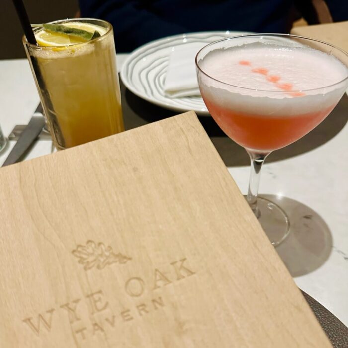 Cocktails at Wye Oak Tavern