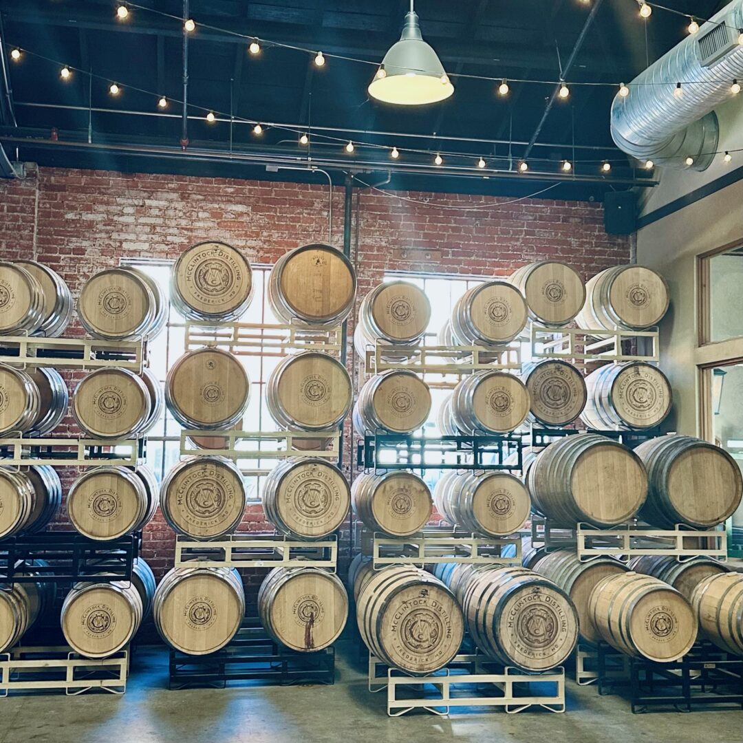 Mcclintock Distilling Barrel Room