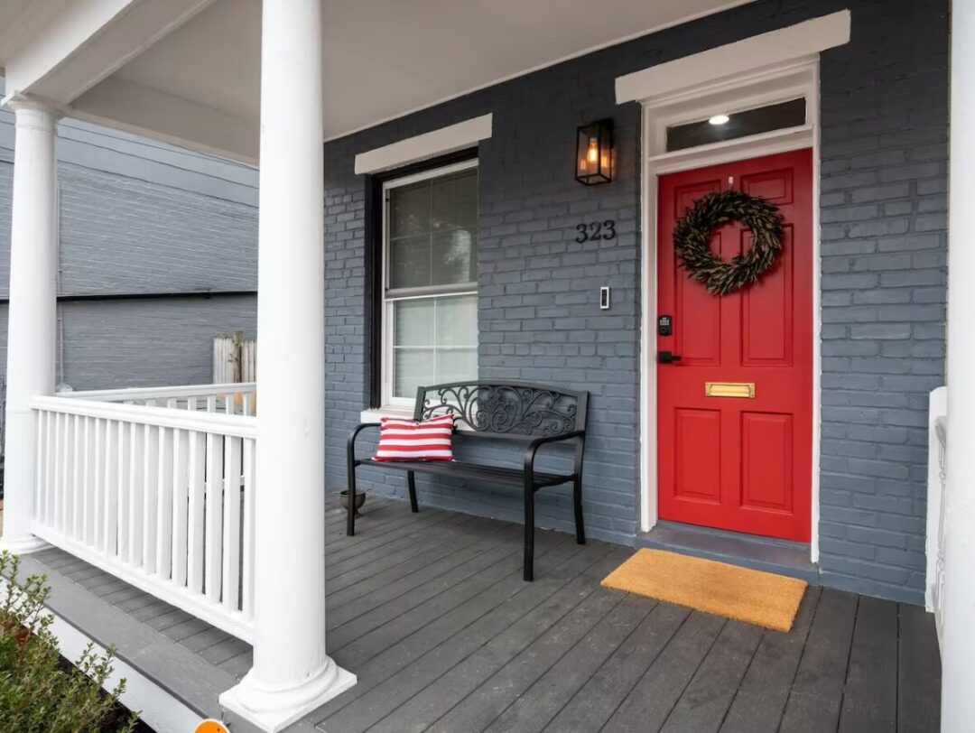 Airbnb frederick md front porch