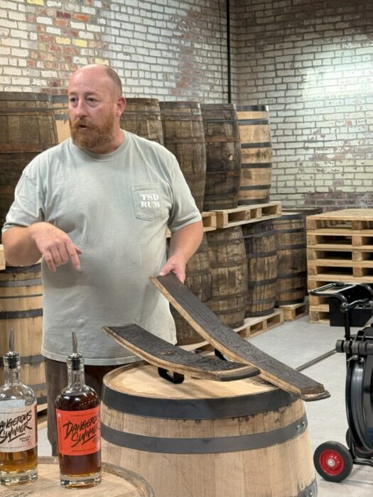 Barrell demonstration for Rum