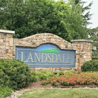 The neighborhood of Landsdale in Monrovia, MD about 10 minutes east of Frederick, Maryland