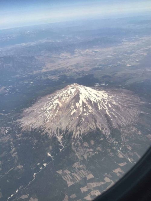 Mount Shasta Aerial View