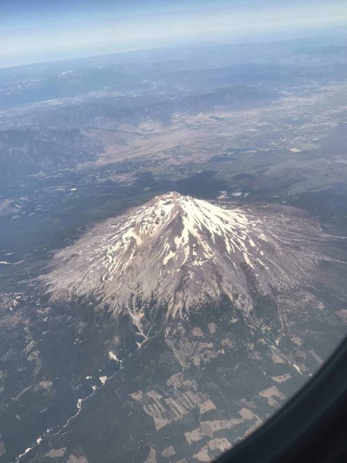 Mount Shasta Aerial View