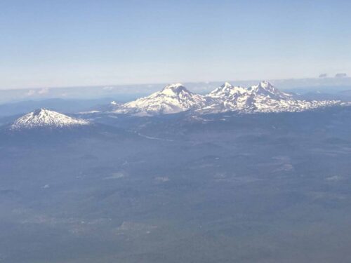 Three Sisters Mt Bachelor Aerial View