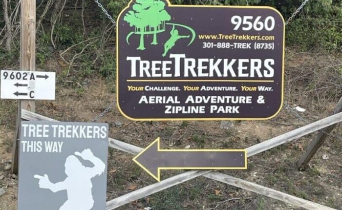 Tree Trekkers Frederick MD Entrance Tree Trekkers Near Frederick Maryland